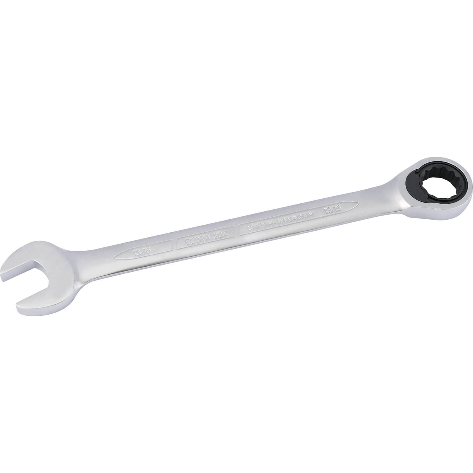 Elora 204000152000 Combination Spanner with Joint-Ring Ratchet 204-R 15mm 